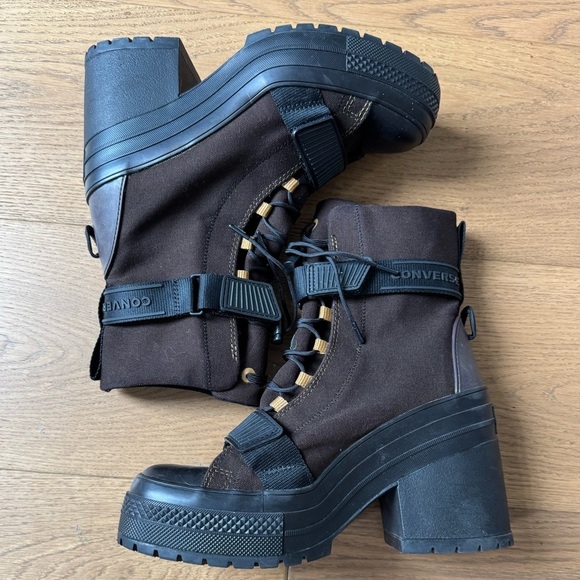 Converse Chuck Taylor GR82 Platform Boot - Brown & Black - Size 8 - Like New - Picture 4 of 10